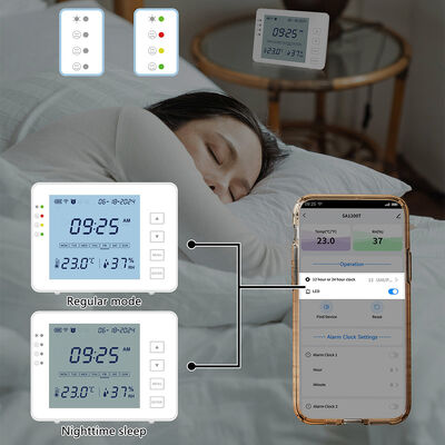 Dobra cena. Inteligentny termometr WiFi cyfrowy, hygrometr cyfrowy do monitorowania temperatury i wilgotności w czasie rzeczywistym w Internecie