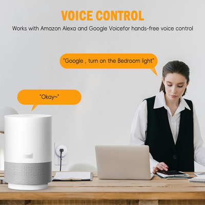 Good price Dom bezprzewodowy WIFI Smart Socket Plug dla Alexa 5 GHz 240V 1800W w Internecie