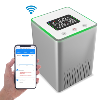 Good price Inteligentny czujnik radonu w pomieszczeniach domowych Detektor gazu Monitoring WiFi z alarmem dźwiękowym w Internecie