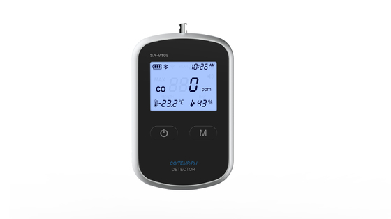 Inteligentny WiFi Co Przenośny Detektor Monoksydu Alarm Do Podróży Do Domu 2,4 GHz