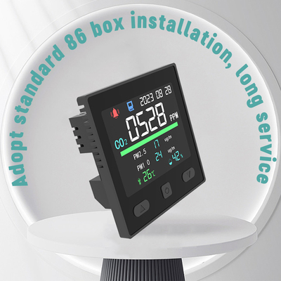 Good price Dom Smart Co2 PM2.5 Formaldehyd Smart Monitor jakości powietrza wewnętrznego w Internecie