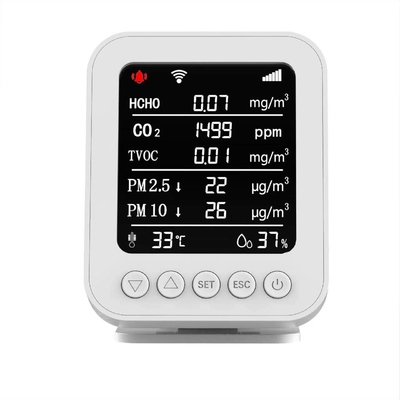 Good price OEM 85dB W czasie rzeczywistym IAQ Smart Monitor jakości powietrza Detektor z rejestratorem danych w Internecie