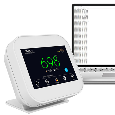 Good price Wnętrze USB NDIR czujnik CO2 Detektor jakości powietrza Monitor pojemnościowy panel dotykowy w Internecie