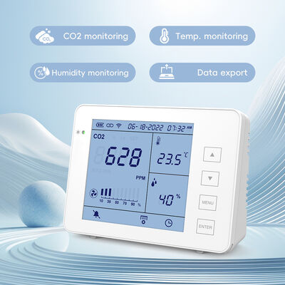 Dobra cena. Detektor CO2 z możliwością ładowania – wewnętrzny czujnik NDIR do precyzyjnego monitorowania powietrza w Internecie