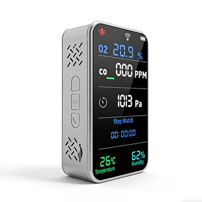 Dobra cena. 7-w-1 Detektor gazu Bezprzewodowy monitor O2 i CO Bateria 3000mAh Powiadomienia w chmurze Stopień ochrony IP67 Przemysłowy Hurt w Internecie
