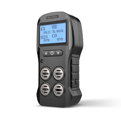 Dobra cena. Wysokiej Precyzji Przenośny Detektor Gazu X-4 4-w-1 EX O2 CO H2S Wielojęzyczny Rejestrator Danych Bateria 2000mAh Sprzedaż Hurtowa w Internecie