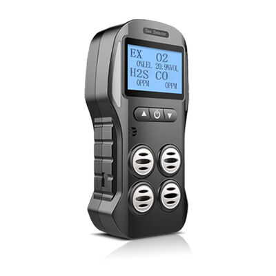 Hurtowy detektor gazu przenośny X-4 4 w 1 - EX/O2/CO/H2S, wielojęzyczny, z rejestracją danych, bateria 2000mAh