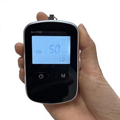 Dobra cena. Przenośny detektor tlenku węgla - precyzyjny, ręczny monitor CO z wyświetlaczem LCD, alarmem dźwiękowym i świetlnym dla bezpieczeństwa w domu, podróży i na kempingu w Internecie